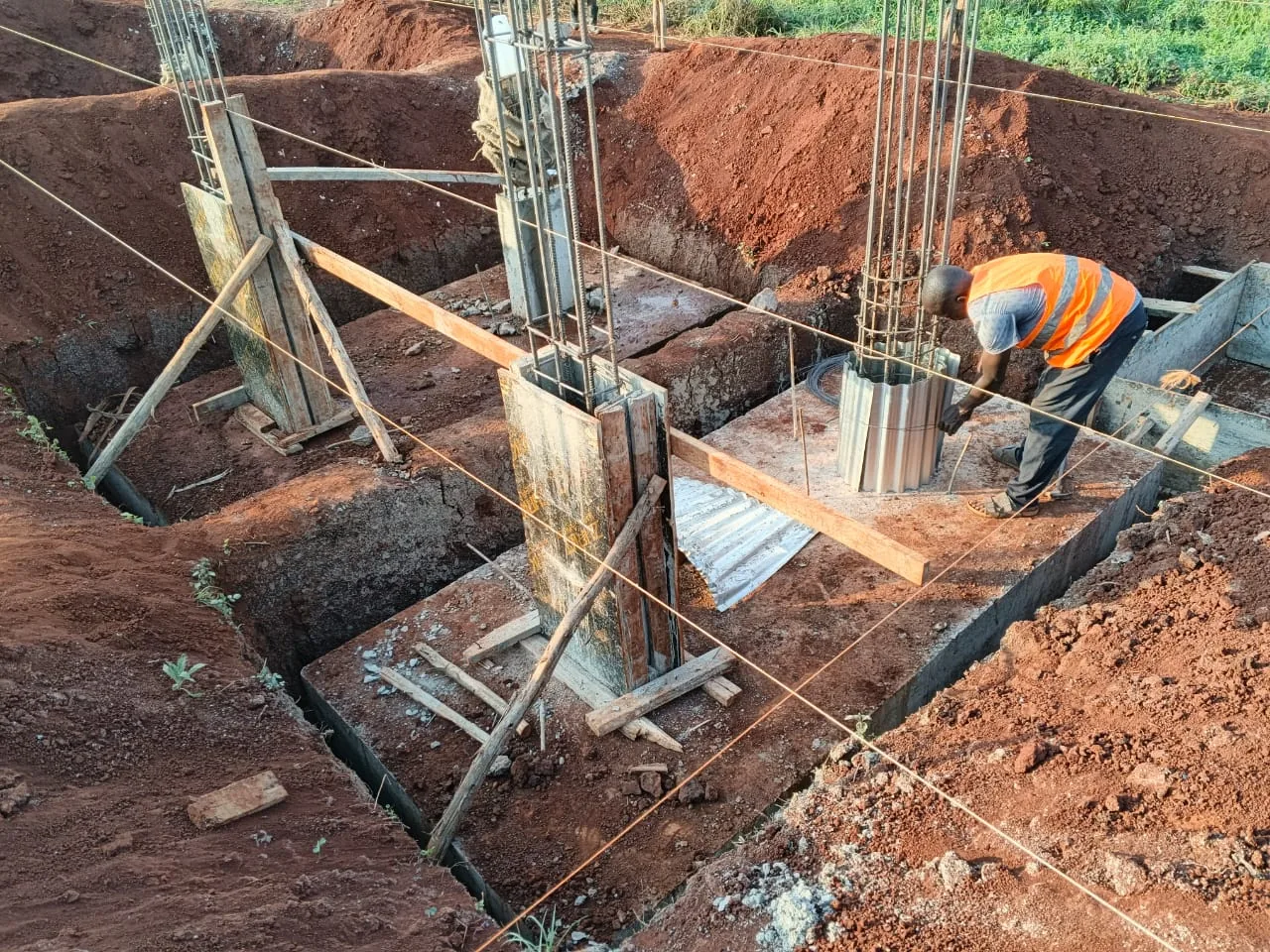 Column bases formwork