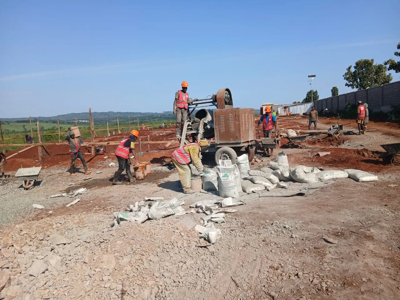 Site materials handling